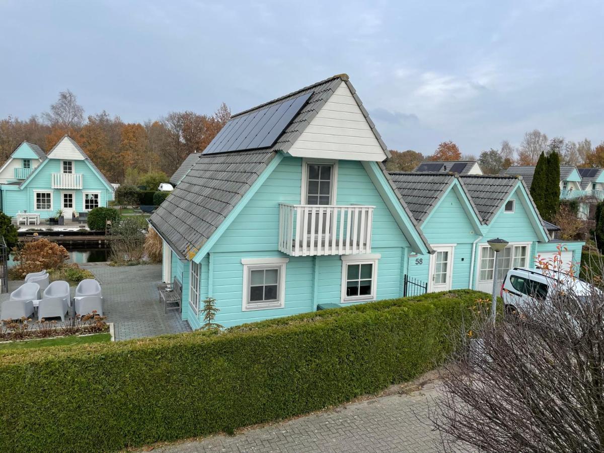 Vrijstaande Luxe Finse Blokhut 2-6 Of 2-8 Pers Villa Kropswolde Dış mekan fotoğraf