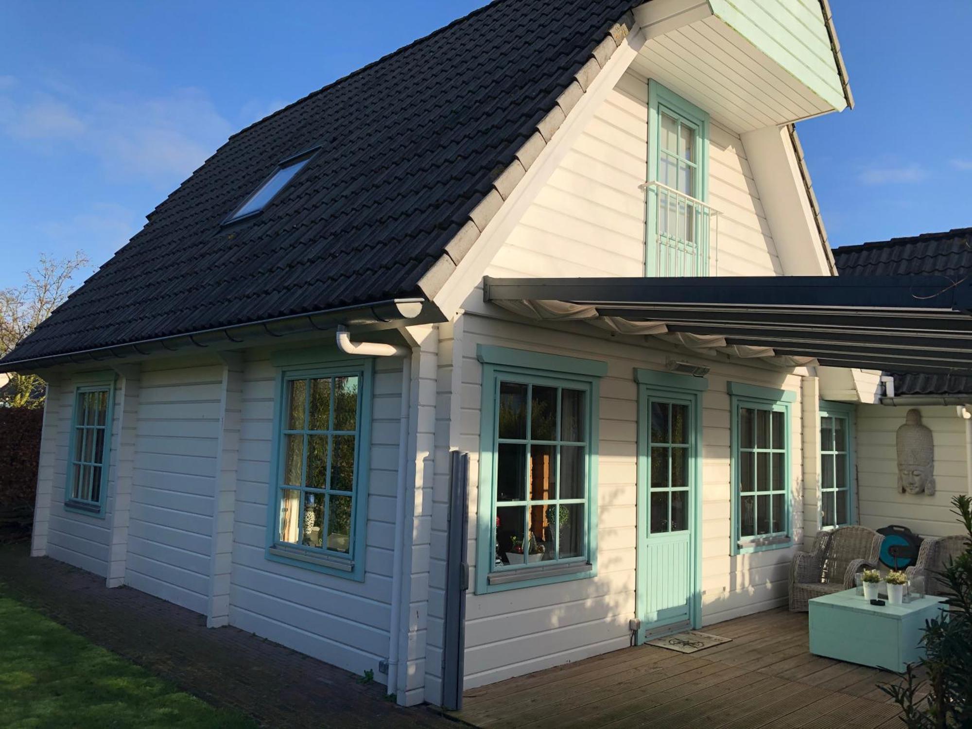 Vrijstaande Luxe Finse Blokhut 2-6 Of 2-8 Pers Villa Kropswolde Oda fotoğraf